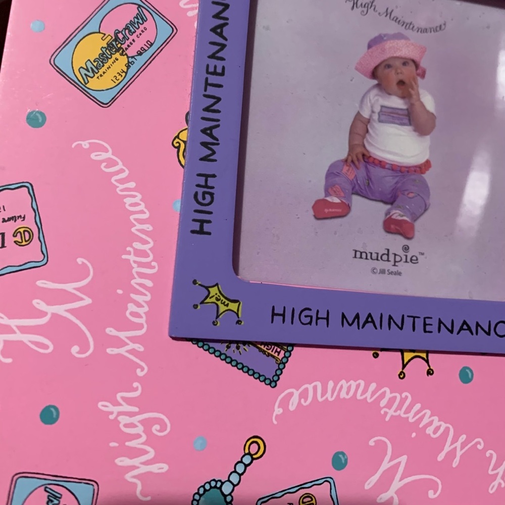 DONATED** Mud Pie High Maintenance Crown 👑 Frame - Picture 13 of 15